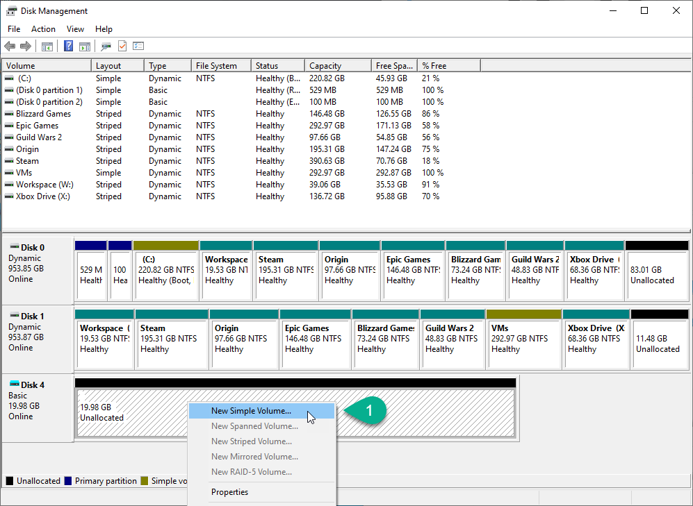 Initialize Disk