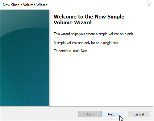 Initialize Disk Dialog