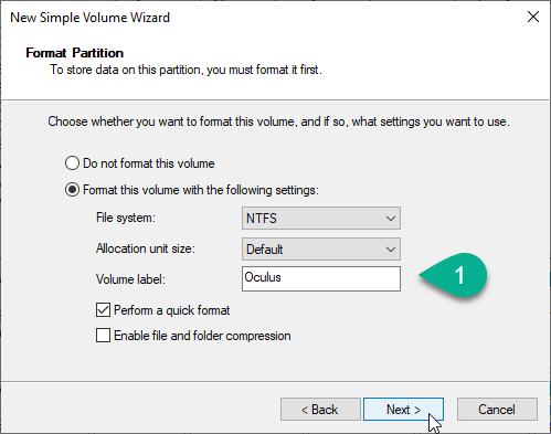 Format Partition