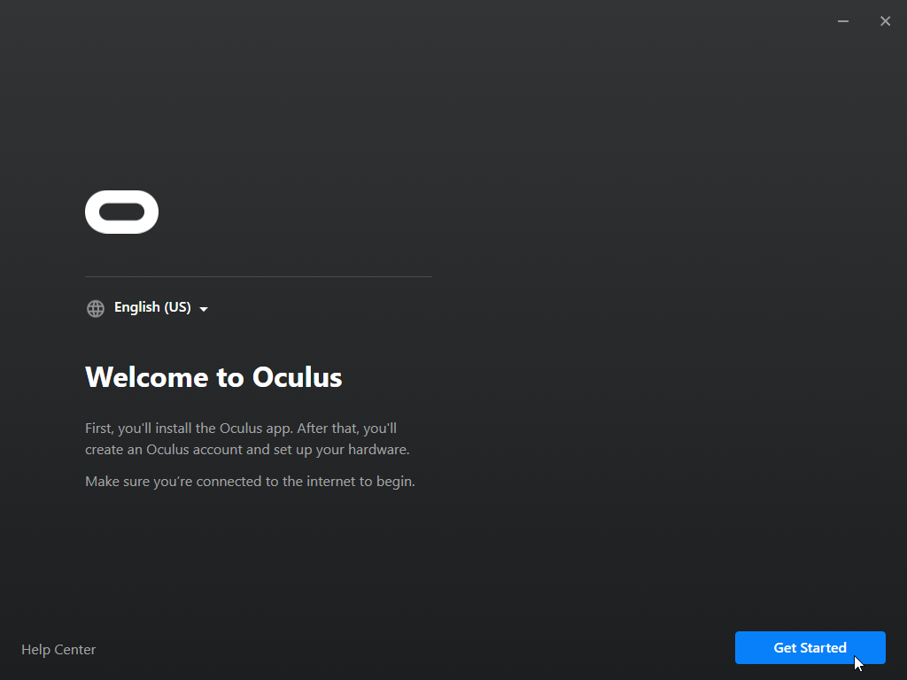 Oculus Installer Screenshots