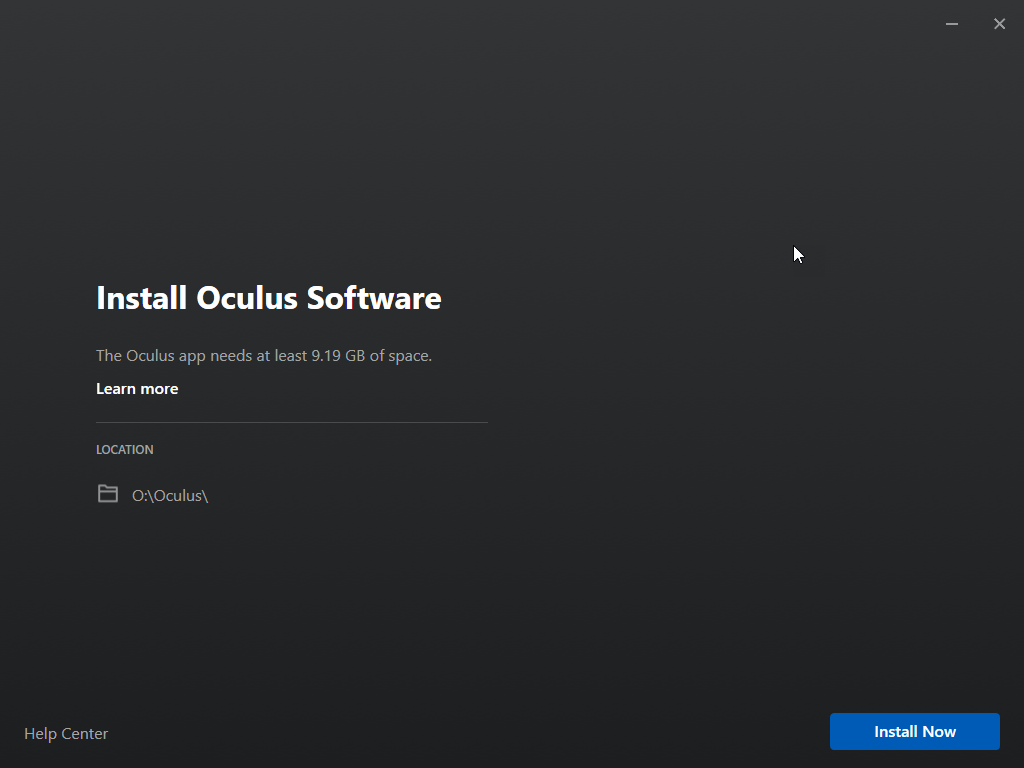 Oculus Installer Step 3